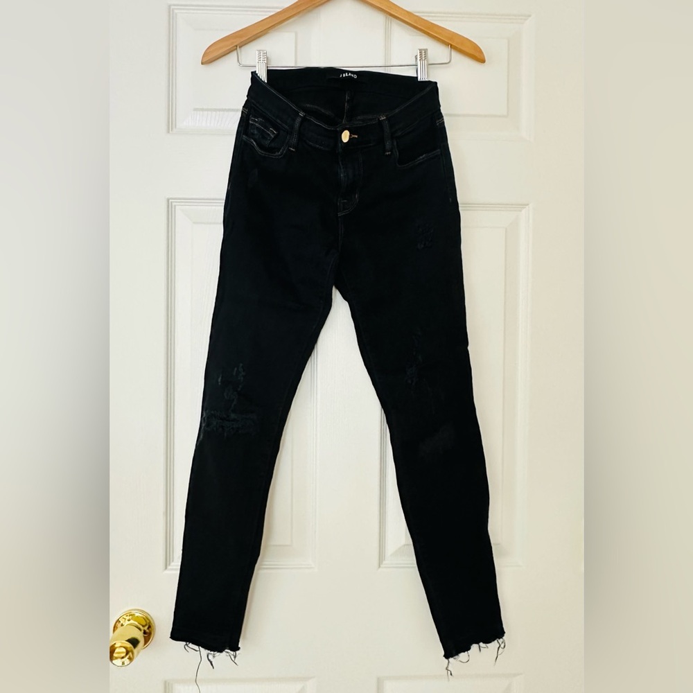 J Brand Black Capri Exposure Size 25